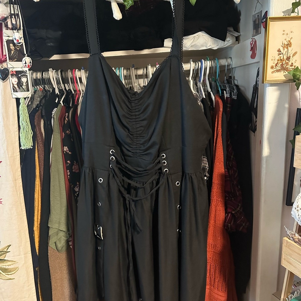 Edgy Black Dress